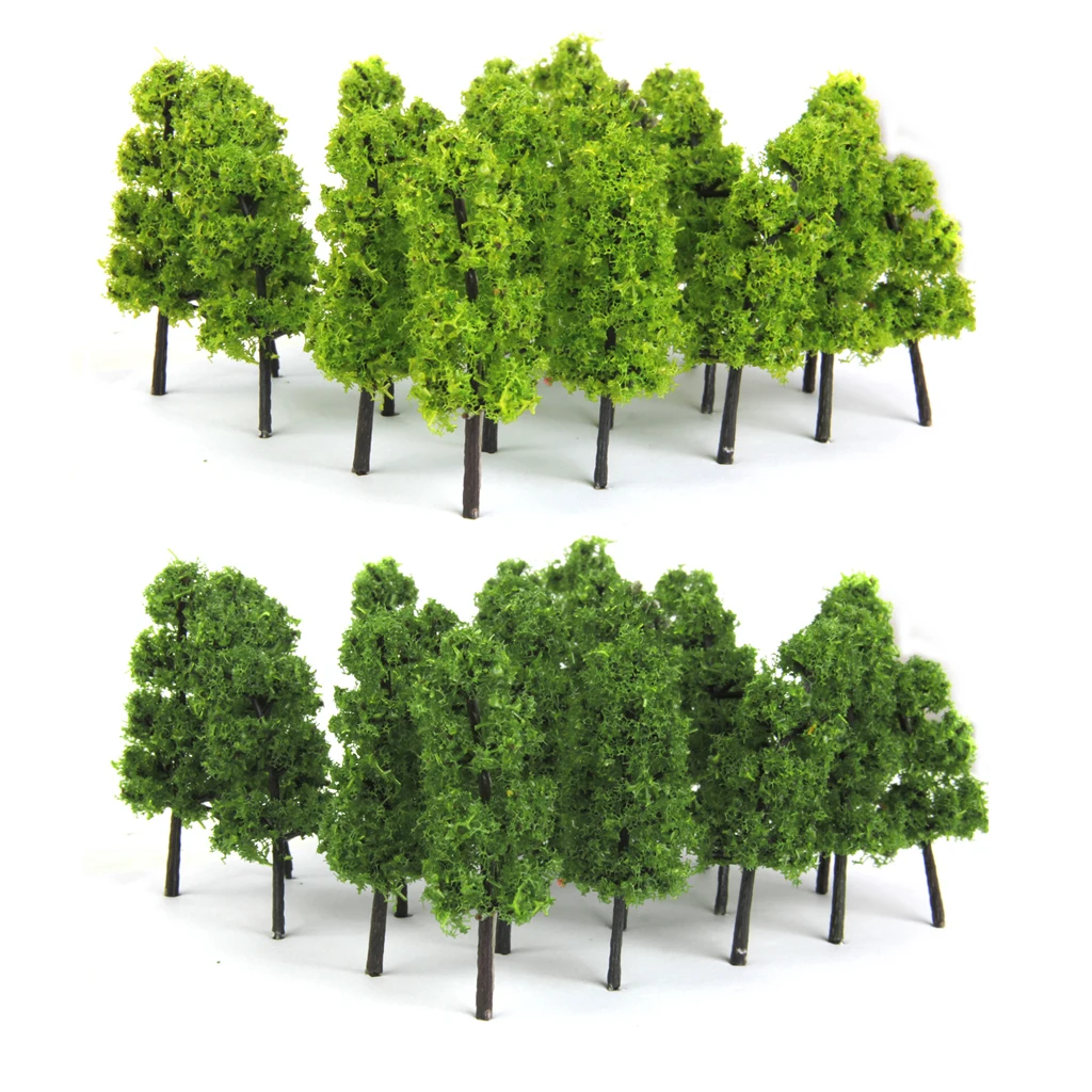 40pcs Train Railway Tree Models Green HO Z Scale for Diorama Architecture Prop 1/100 and 1/200 Scale
40pcs Train Railway Tree Models Green HO Z Scale for Diorama Architecture Prop 1/100 and 1/200 Scale