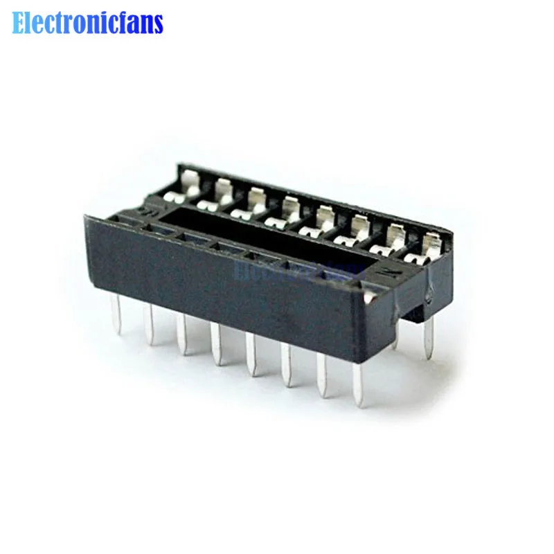 Черные 16 Pins DIP IC розетки адаптер припоя 10 шт.|ic socket|socket adaptordip socket |