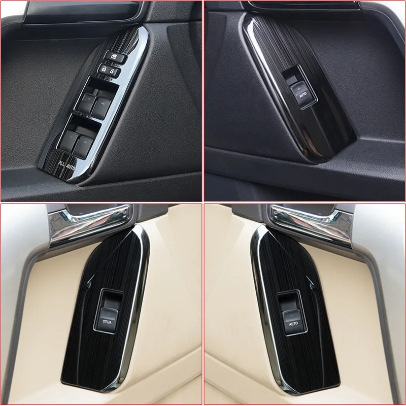 Car Styling Stainless Steel 4pcs/set Interior Door Window Lift Switch Panel Cover For Toyota Prado 2018 Decoration Accessories
Car Styling Stainless Steel 4pcs/set Interior Door Window Lift Switch Panel Cover For Toyota Prado 2018 Decoration Accessories