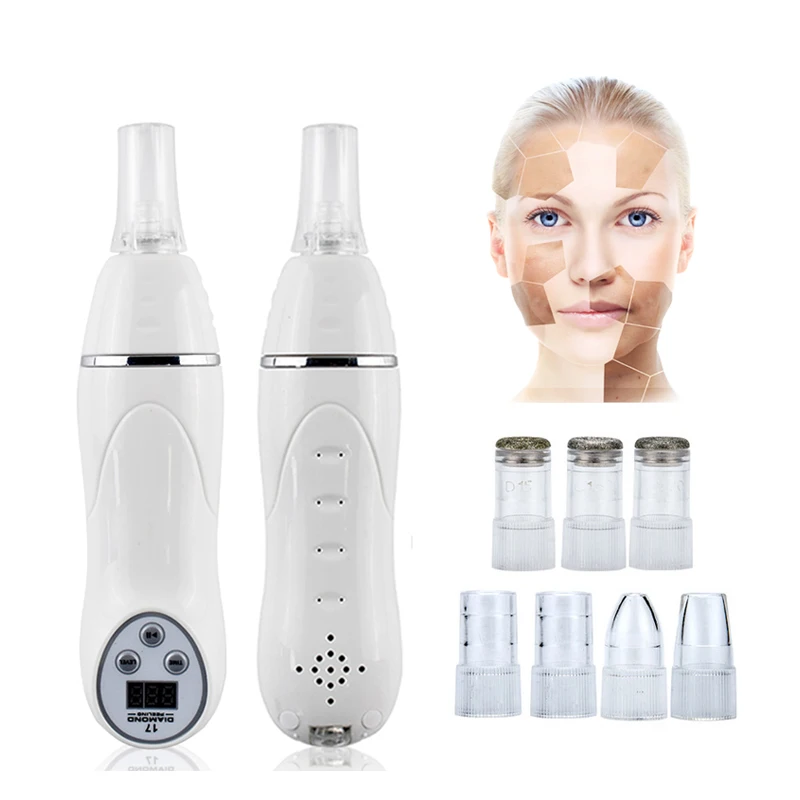 7 Tips Facial Pore Cleaner Vacuum Blackhead Acne Remover Machine Diamond Micro Dermabrasion Skin Peeling Cleaning Equipment
7 Tips Facial Pore Cleaner Vacuum Blackhead Acne Remover Machine Diamond Micro Dermabrasion Skin Peeling Cleaning Equipment