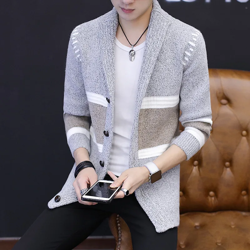 Sweater fashionable personality handsome young male 2019 new knit cardigan coat male male in the spring and autumn
Sweater fashionable personality handsome young male 2019 new knit cardigan coat male male in the spring and autumn