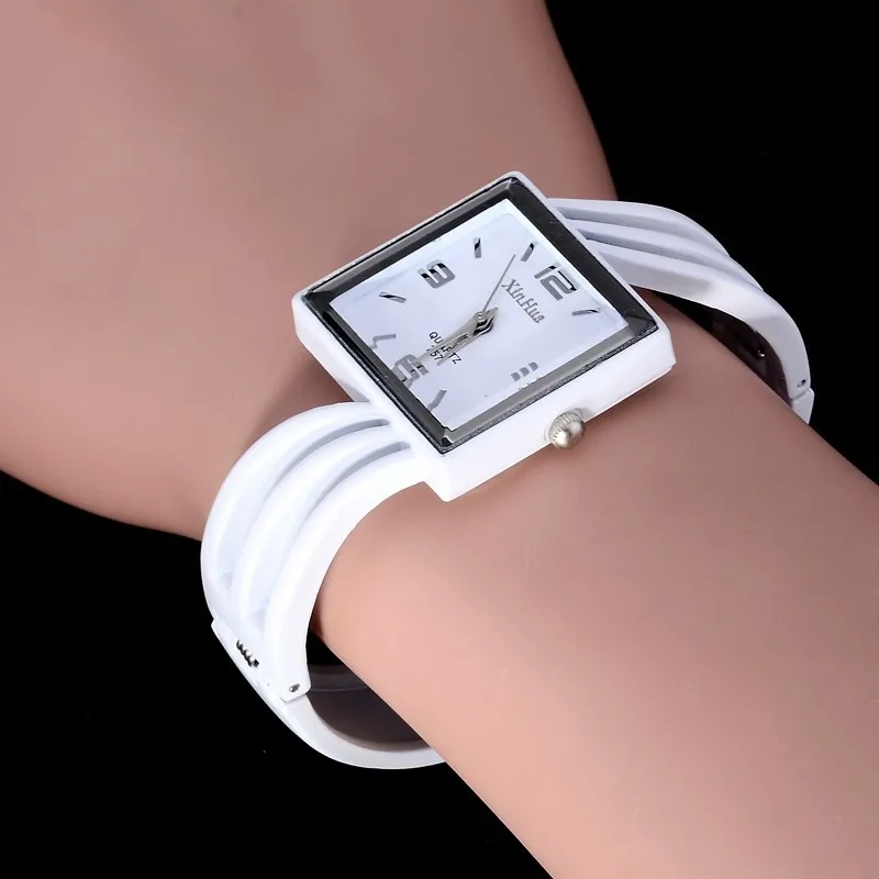 

Fashion Bracelet Wristwatch Women Stainless Steel Ladies Female Watches Clock Bayan Saati Relogio Feminino White Color Relojes