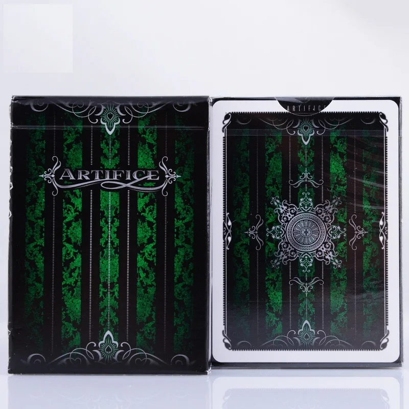 Emerald Green Artifice v2 Deck Ellusionist Magic Cards Playing Card Poker Close Up Stage Magic Tricks for Professional Magician
Emerald Green Artifice v2 Deck Ellusionist Magic Cards Playing Card Poker Close Up Stage Magic Tricks for Professional Magician