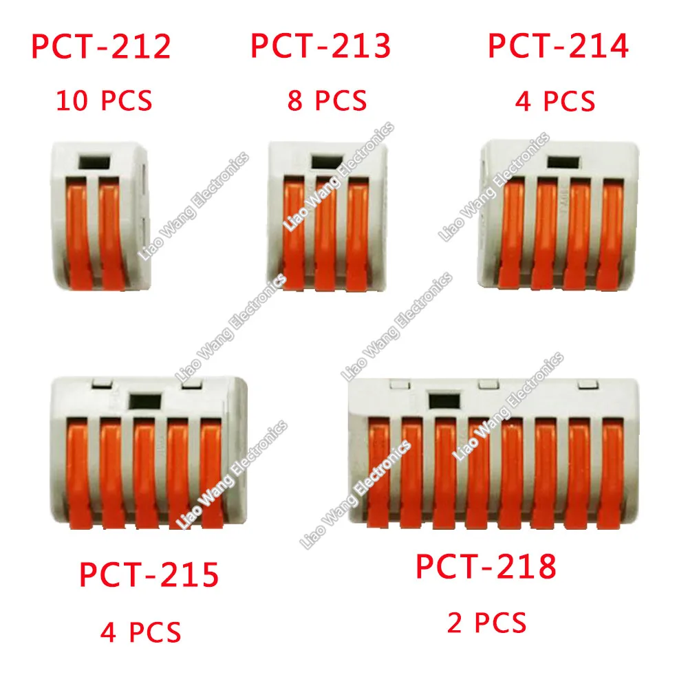 28 PCS/PACK PCT-212/3/4/5/8P Home universal Multifunction wire connector quick-swap terminal block Pressure line splitter
28 PCS/PACK PCT-212/3/4/5/8P Home universal Multifunction wire connector quick-swap terminal block Pressure line splitter
