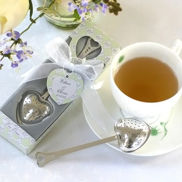 Heart Design Spoon Tea Infuser Filter Reusable Tea Strainer Spoon Wedding Souvenir Bridal Shower Favor Gift Teaware
Heart Design Spoon Tea Infuser Filter Reusable Tea Strainer Spoon Wedding Souvenir Bridal Shower Favor Gift Teaware