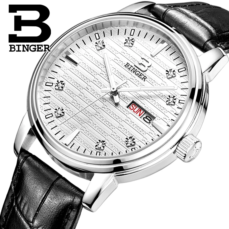 Genuine Luxury Switzerland BINGER Brand Men quartz Leather strap Full steel Gold watches Waterproof Crossroad free shipping
Genuine Luxury Switzerland BINGER Brand Men quartz Leather strap Full steel Gold watches Waterproof Crossroad free shipping