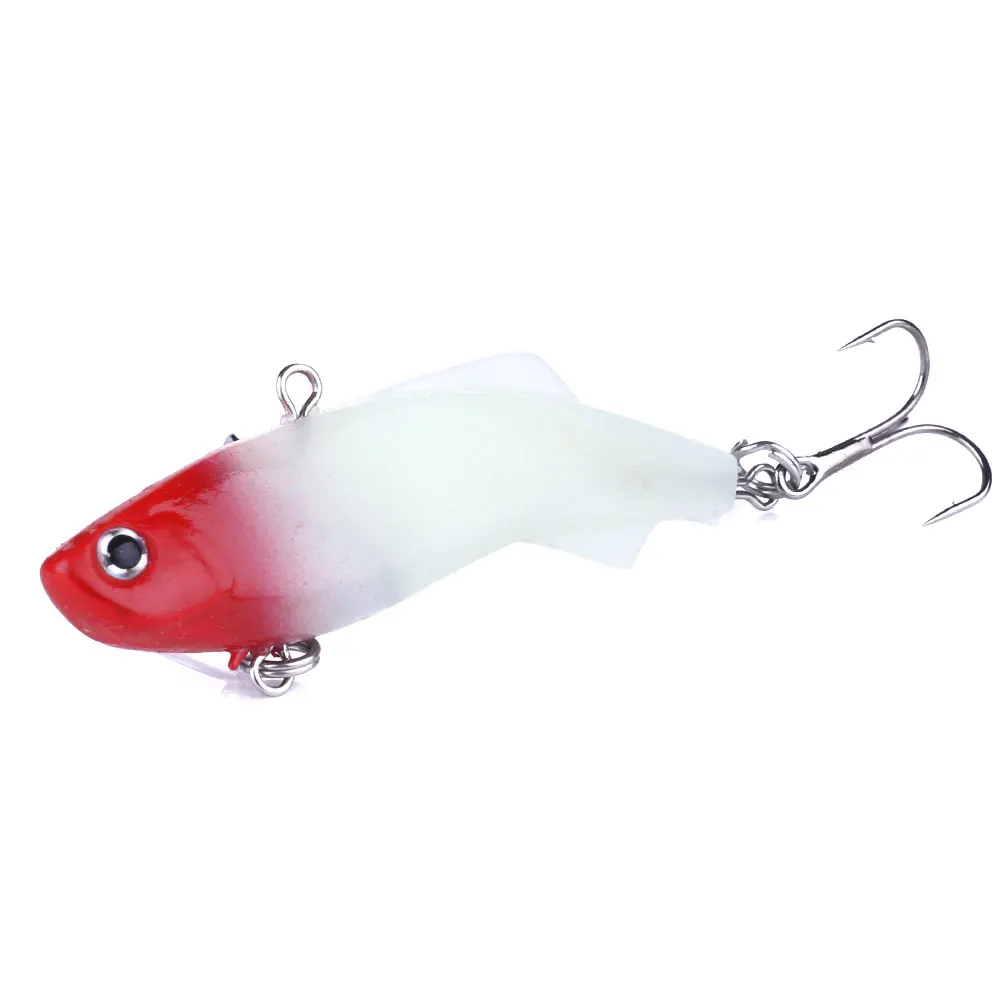 HENGJIA 1 шт. 7 5 см/17 2 г мягкие воблеры Lead Jig Head VIB искусственные приманки Рыболовная