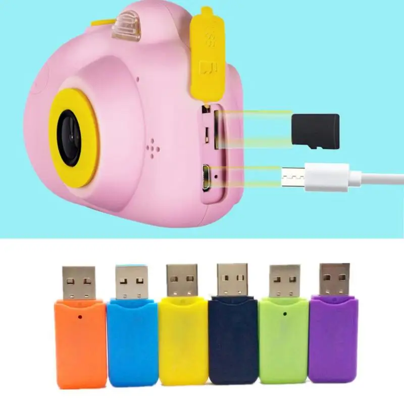 2 inch HD Screen Digital Mini Camera for Children+Card Reader Memory Card
2 inch HD Screen Digital Mini Camera for Children+Card Reader Memory Card