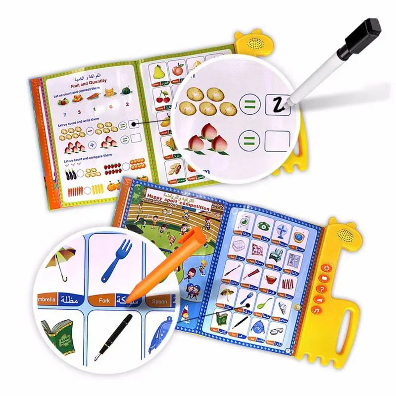 Islamic Ebook Kids English Arabic Touchpad Voice Learning Book Al-Quran E-Book Baby Toy Early Education
Islamic Ebook Kids English Arabic Touchpad Voice Learning Book Al-Quran E-Book Baby Toy Early Education
