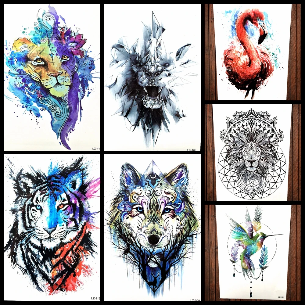 King of Lion Head Temporary Tattoo Indian Tribal Waterproof Fake Flash Tattoo Sticker For Men Body Art Women Arm Tatoo Sphinx
King of Lion Head Temporary Tattoo Indian Tribal Waterproof Fake Flash Tattoo Sticker For Men Body Art Women Arm Tatoo Sphinx