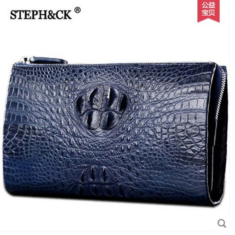 

shidifenni new crocodile men clutch bag large capacity men bag business grab bag