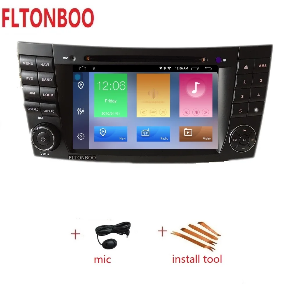 7 "Android 10 2 din автомобильный радиоприемник с навигацией GPS dvd плеер для Mercedes BENZ CLS