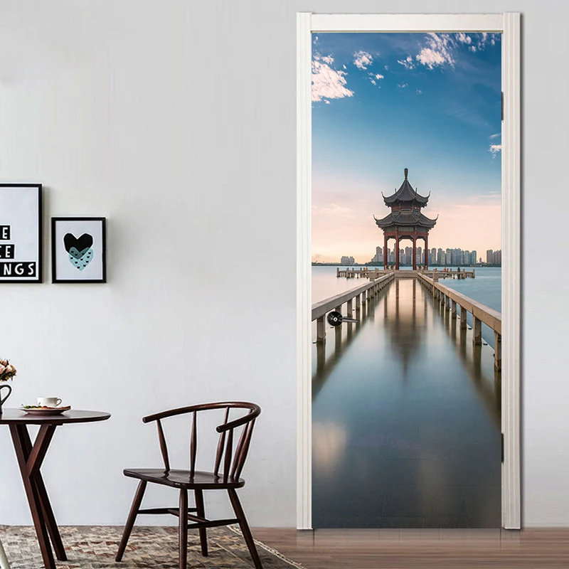 New 3d Effect Chinese Style View Pavilion Garden Landscape Pvc Poster Wall Stickers Living Room Bedroom Home Decor
New 3d Effect Chinese Style View Pavilion Garden Landscape Pvc Poster Wall Stickers Living Room Bedroom Home Decor