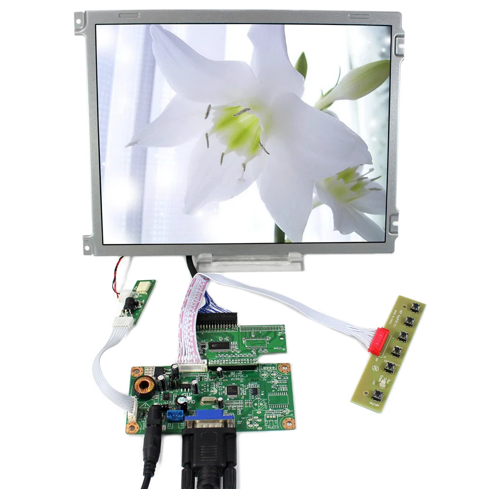 VGA вход singal ЖК-контроллер плата RT2270C-A + 10,4 дюйма AA104VH01 640x480 ЖК-панель
VGA вход singal ЖК-контроллер плата RT2270C-A + 10,4 дюйма AA104VH01 640x480 ЖК-панель