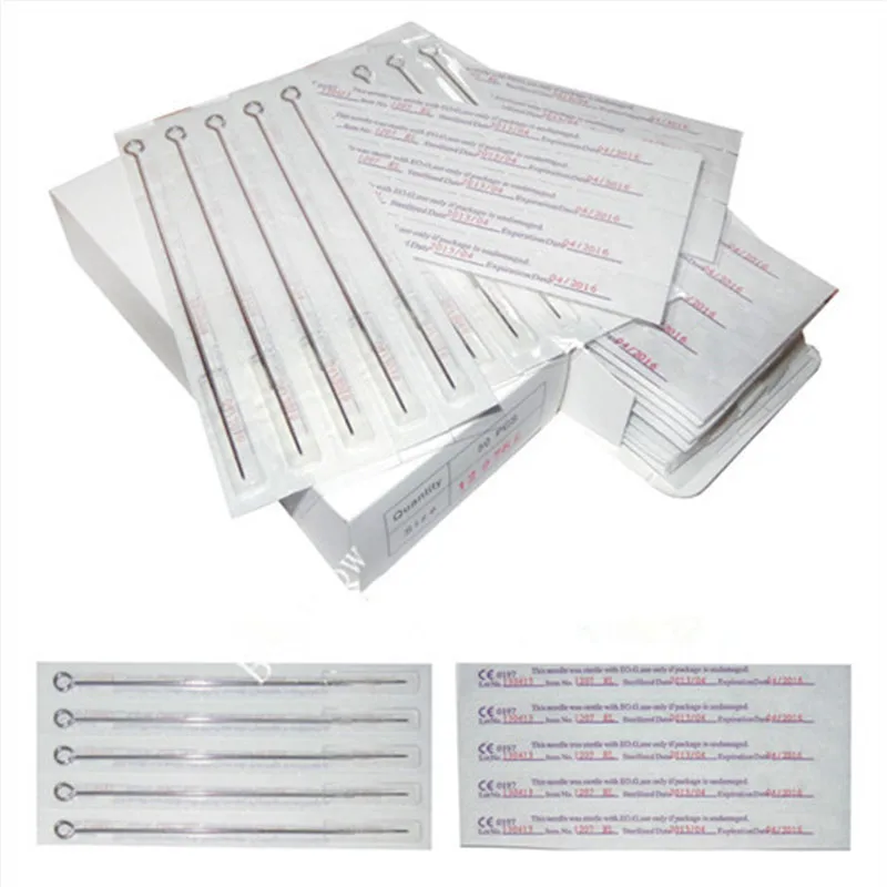100pcs Mixed 316 stainless steel Disposable Sterilized Professional Tattoo Needles Cheap Permanent Makeup Needles Free Shipping
100pcs Mixed 316 stainless steel Disposable Sterilized Professional Tattoo Needles Cheap Permanent Makeup Needles Free Shipping