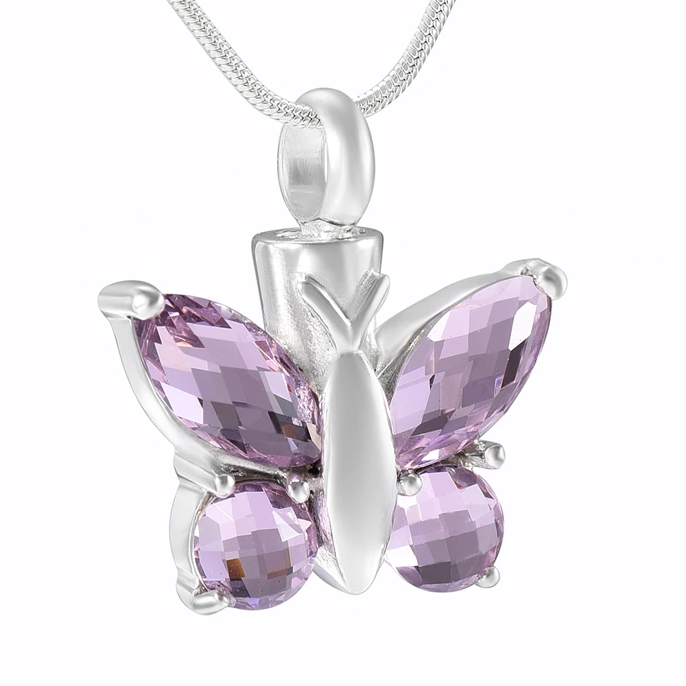 IJD8497 Stainless Steel Cremation Keepsake Butterfly Necklace for Ashes Urn Waterproof Memorial Necklace Jewelry
IJD8497 Stainless Steel Cremation Keepsake Butterfly Necklace for Ashes Urn Waterproof Memorial Necklace Jewelry