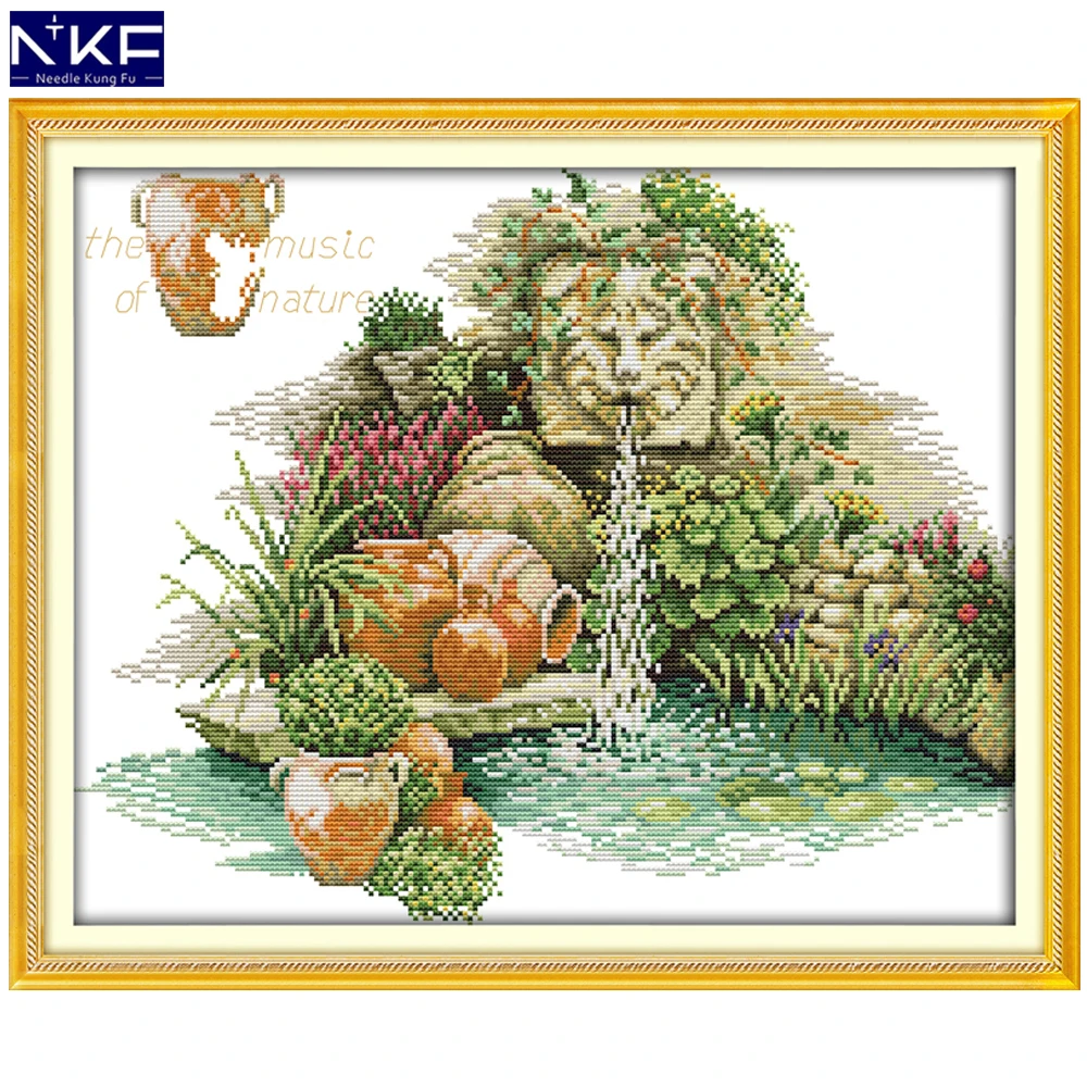 NKF The Pool Stamped Cross Stitch Pattern DIY Kit Needlework Embroidery Sets Chinese Cross Stitch for Home Decor
NKF The Pool Stamped Cross Stitch Pattern DIY Kit Needlework Embroidery Sets Chinese Cross Stitch for Home Decor