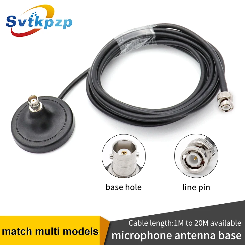 BNC(Q9) Wireless Microphone Antenna Extension Cable External Antenna Boost Signal for Microphone Frequency 590 MHz to 860 MHz
BNC(Q9) Wireless Microphone Antenna Extension Cable External Antenna Boost Signal for Microphone Frequency 590 MHz to 860 MHz