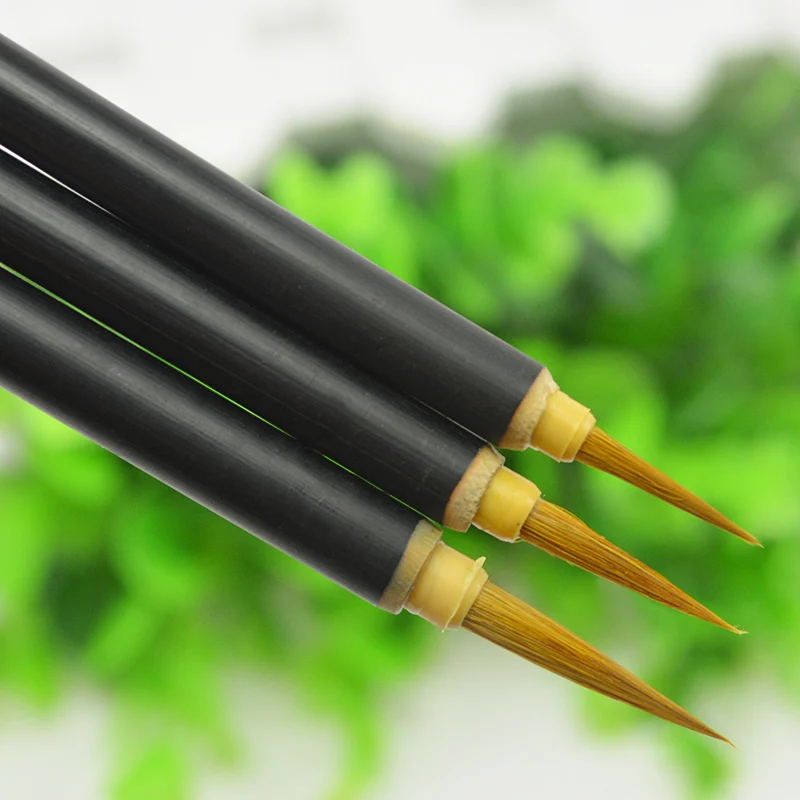 3pcs High quality Weasel hair brush scriptliner Hook Line Pen Calligraphy pens bamboo pen holder art painting supplies
3pcs High quality Weasel hair brush scriptliner Hook Line Pen Calligraphy pens bamboo pen holder art painting supplies