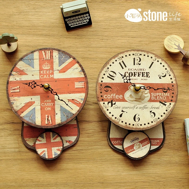 zakka European rural countryside retro creative living room wall clock mute hanging clocks individually decorated wooden clocks
zakka European rural countryside retro creative living room wall clock mute hanging clocks individually decorated wooden clocks