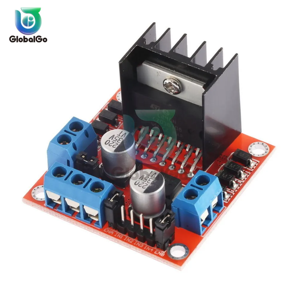 L298N DC Moror Driver Board Module L298 Stepper Motor For Smart Car Robot RC Toy Breadboard Expansion Development
L298N DC Moror Driver Board Module L298 Stepper Motor For Smart Car Robot RC Toy Breadboard Expansion Development