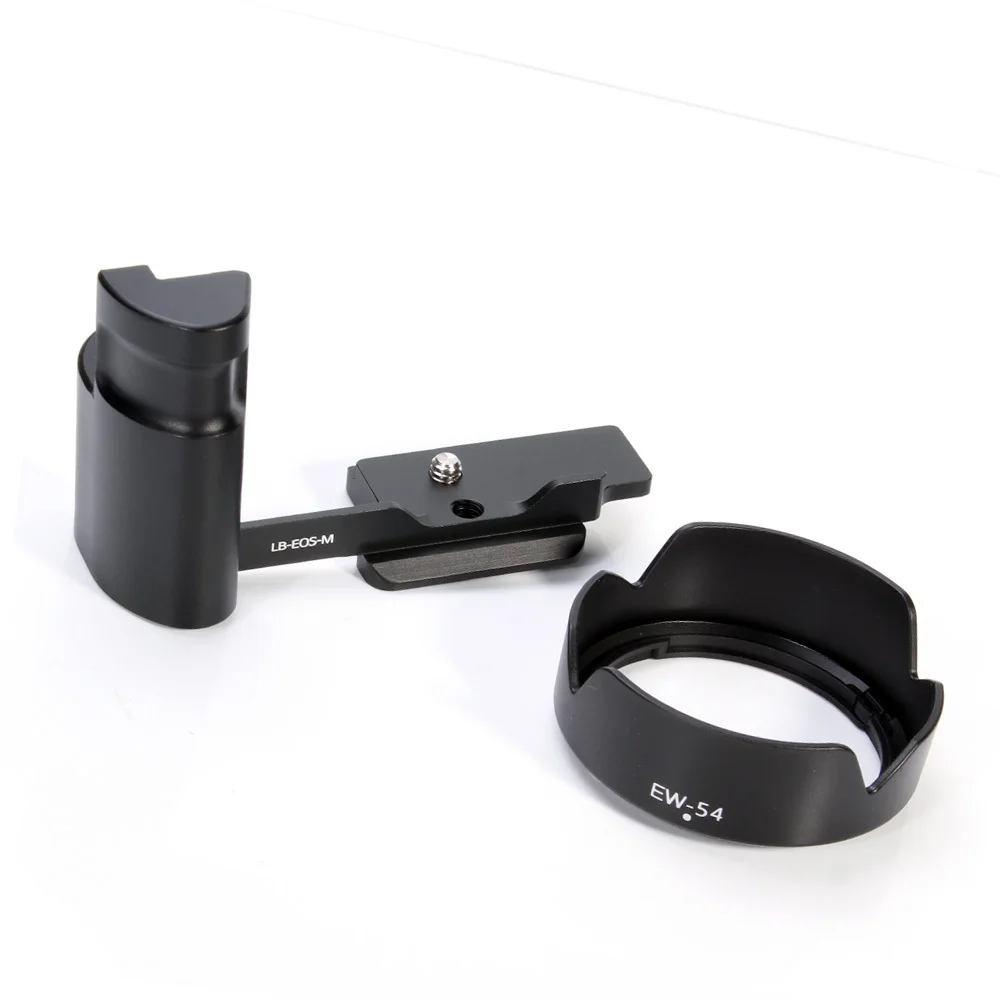 Quick Release L Plate +EW-54 Lens hood for Canon EOS M EF-M 18-55mm f/3.5-5.6 IS
Quick Release L Plate +EW-54 Lens hood for Canon EOS M EF-M 18-55mm f/3.5-5.6 IS
