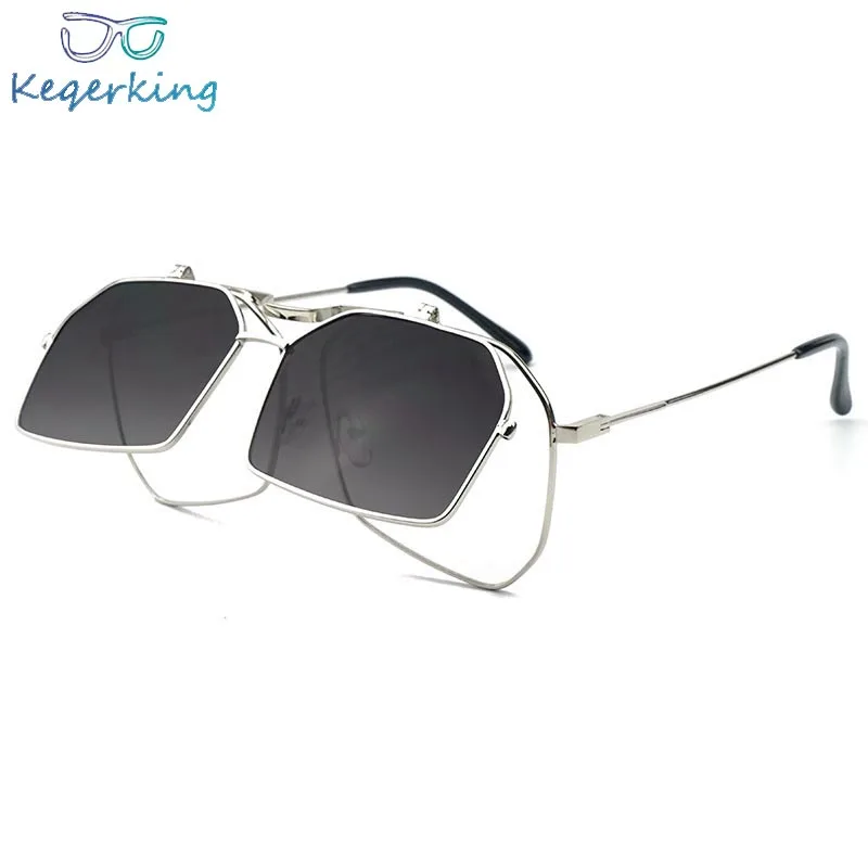 Glasses Female Frameless Sunglasses Oversize Glasses for Women Brand Designer Shades Men Flip cover Sun Glasses ZA-37
Glasses Female Frameless Sunglasses Oversize Glasses for Women Brand Designer Shades Men Flip cover Sun Glasses ZA-37