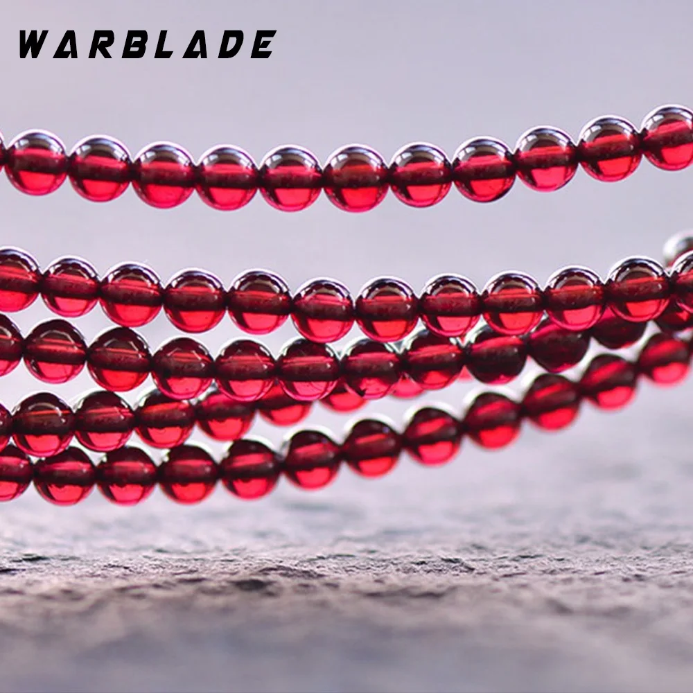 WBL High Quality AAA Natural Stone 3A Wine Red Garnet Beads Round Loose Beads 3mm - 7mm For DIY Bracelet Necklace Jewelry Making
WBL High Quality AAA Natural Stone 3A Wine Red Garnet Beads Round Loose Beads 3mm - 7mm For DIY Bracelet Necklace Jewelry Making