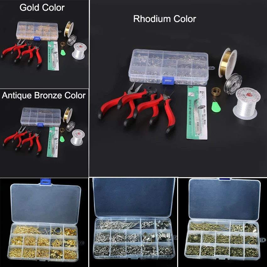 1 SET JEWELLERY MAKING KIT BEADS FINDINGS PLIERS wire thread jump rings Fit fashion tools set Jewelry Accessories DIY ZH-BDH010
1 SET JEWELLERY MAKING KIT BEADS FINDINGS PLIERS wire thread jump rings Fit fashion tools set Jewelry Accessories DIY ZH-BDH010