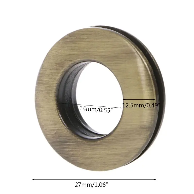 THINKTHENDO Round Shape Metal Ring with Screw For Handbag Purse Shoulder Bag Parts Accessory Handbag Buckles Silver/Bronze/Gold
THINKTHENDO Round Shape Metal Ring with Screw For Handbag Purse Shoulder Bag Parts Accessory Handbag Buckles Silver/Bronze/Gold