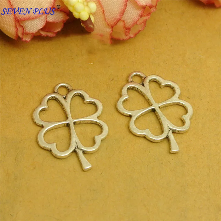 High Quality 20 Pieces/Lot 17mm*24mm Antique Silver Plated Hollow Out Four Leaves Clover Charms
High Quality 20 Pieces/Lot 17mm*24mm Antique Silver Plated Hollow Out Four Leaves Clover Charms