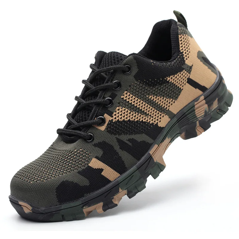 men's big size breathable steel toe cap working safety shoes anti-puncture camouflage sneakers construction worker security boot
men's big size breathable steel toe cap working safety shoes anti-puncture camouflage sneakers construction worker security boot