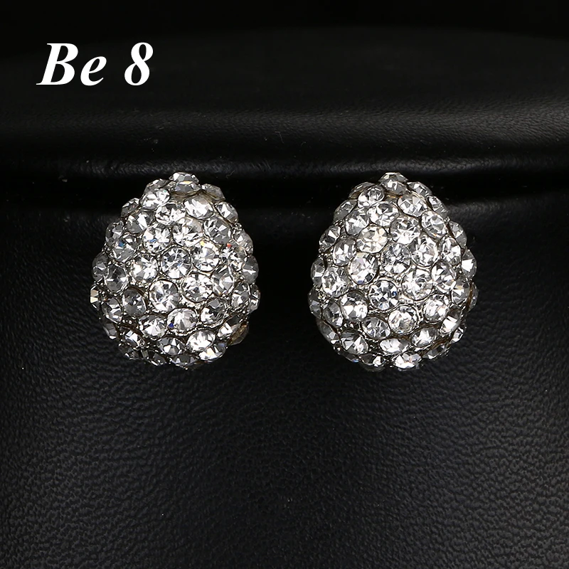 

Be8 Brand Studded AAA Cubic Zirconia Shiny Stud Earrings White Gold Color Fashion Brincos Earrings Festival Gifts For Girl E-249