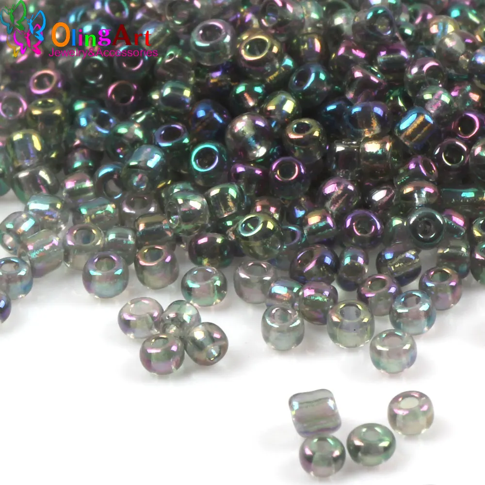 OlingArt new 2mm 5300pcs AAA 85g/lot transparent electroplating colorful glass bead beads DIY Bracelet Necklace Jewelry Making
OlingArt new 2mm 5300pcs AAA 85g/lot transparent electroplating colorful glass bead beads DIY Bracelet Necklace Jewelry Making