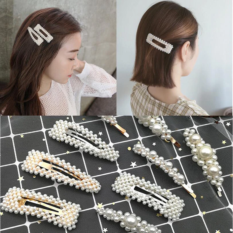 2019 Hot Sale Imitation Pearls Hair Clips for Women Beads Alloy BB Hair Clips Pins Simple Fashion Style Hairpins Accessories
2019 Hot Sale Imitation Pearls Hair Clips for Women Beads Alloy BB Hair Clips Pins Simple Fashion Style Hairpins Accessories