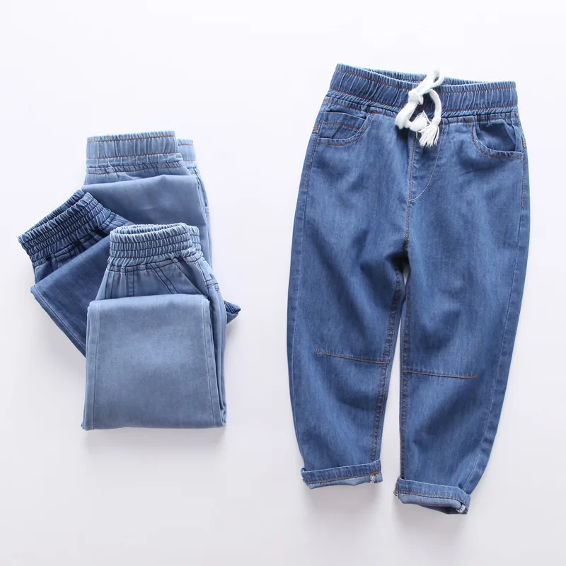 Джинсы для мальчиков осенние детские джинсы повседневная одежда маленьких