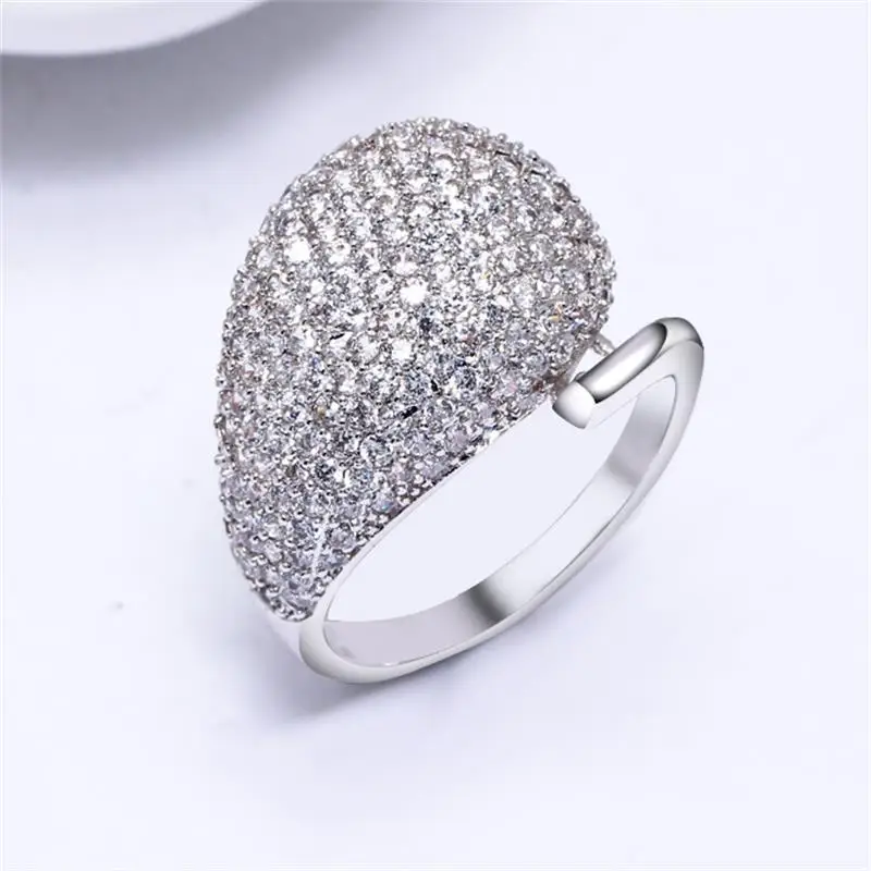Marriage anniversary Party Top Quality Prong Setting Clear White Synthetic Cubic Zirconia Luxury cocktail Ring For Women
Marriage anniversary Party Top Quality Prong Setting Clear White Synthetic Cubic Zirconia Luxury cocktail Ring For Women