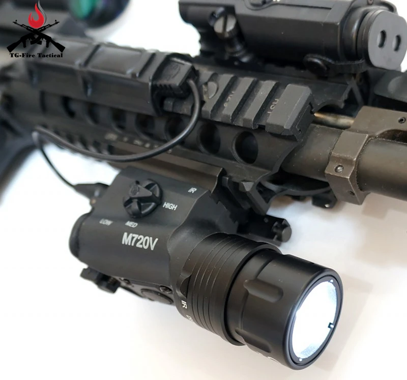 Element Airsoft Surefir M720V Tactical Weapon Light Hunting Softair Ir Lamp Airsoftsports Tactical Gun Surfire Flashlight
Element Airsoft Surefir M720V Tactical Weapon Light Hunting Softair Ir Lamp Airsoftsports Tactical Gun Surfire Flashlight