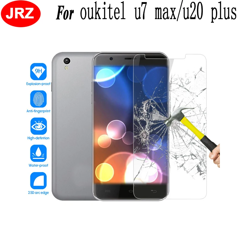 Ультратонкая Защитная закаленная пленка JRZ для Oukitel U7 max Phone стеклянная экрана 5