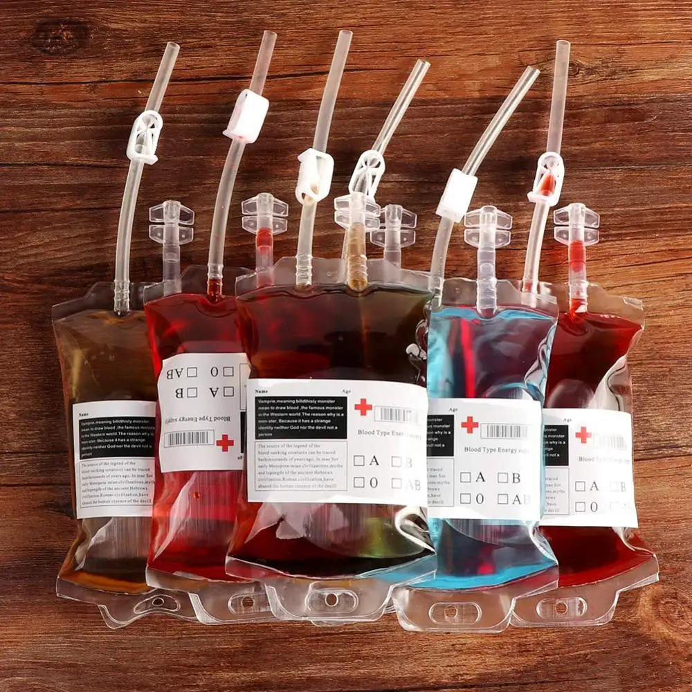 OurWarm 3/5Pcs 400ML Transparent Blood Bag Food Grade PVC Reusable Blood Energy Drink Bag Vampire Props Halloween Decoration
OurWarm 3/5Pcs 400ML Transparent Blood Bag Food Grade PVC Reusable Blood Energy Drink Bag Vampire Props Halloween Decoration