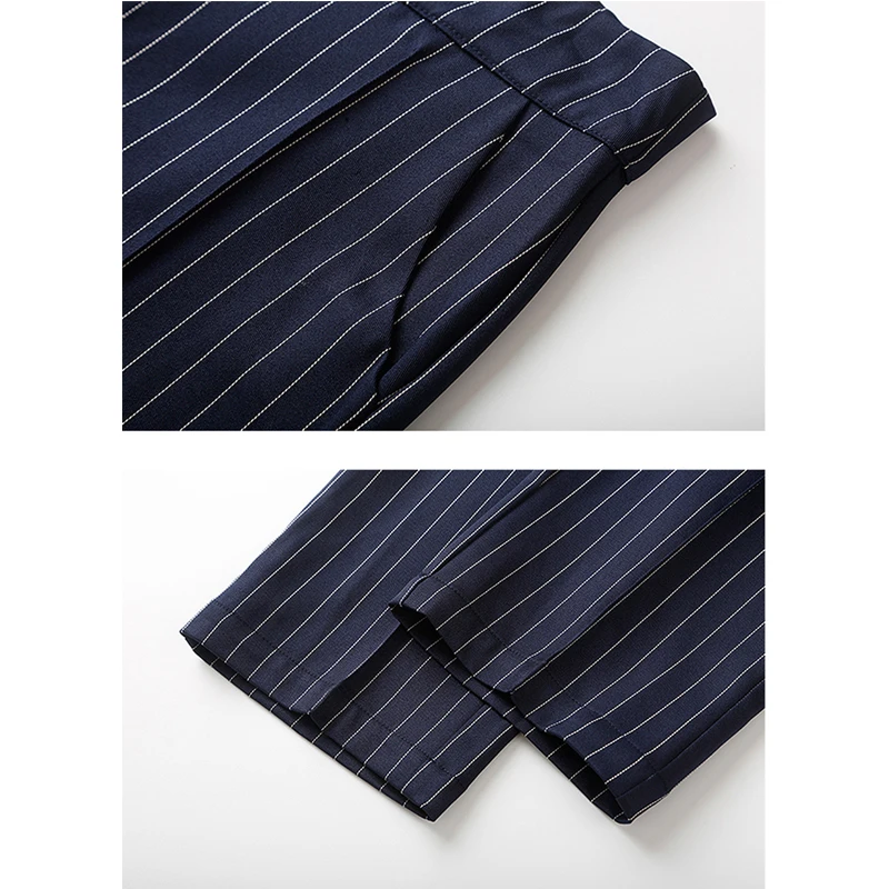 BGTEEVER Sashes Striped Women Pant Suit One Button Blazer & Elastic Waist Pencil Pant 2018 Casual 2 Pieces Set Female Suits
BGTEEVER Sashes Striped Women Pant Suit One Button Blazer & Elastic Waist Pencil Pant 2018 Casual 2 Pieces Set Female Suits
