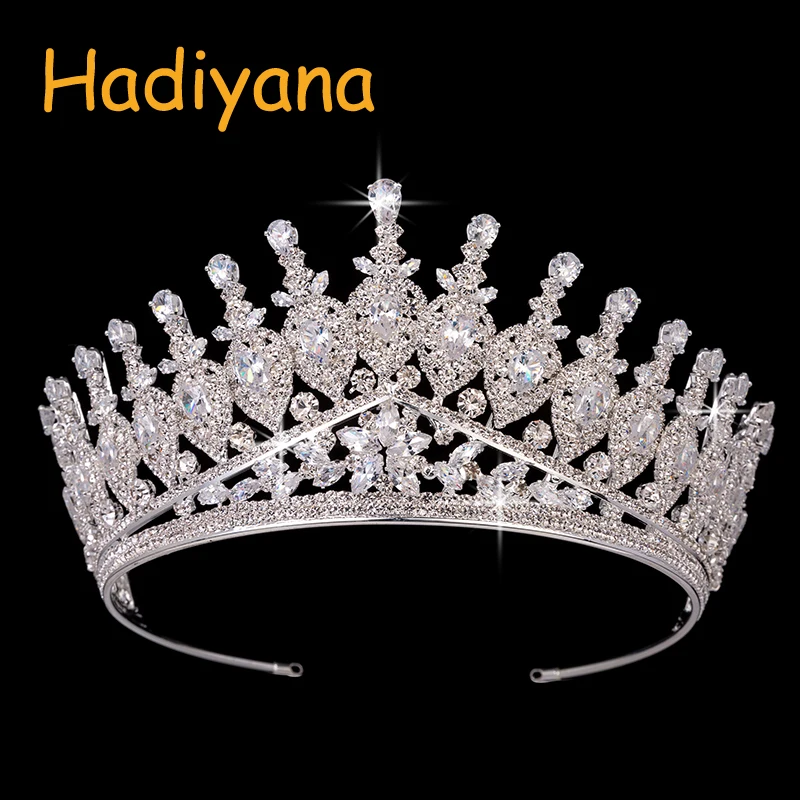 Tiaras And Crowns HADIYANA Vintage Luxury Design Wedding Accessories Bridal Hair Tiaras Party Prom BC4384 Corona Princesa
Tiaras And Crowns HADIYANA Vintage Luxury Design Wedding Accessories Bridal Hair Tiaras Party Prom BC4384 Corona Princesa