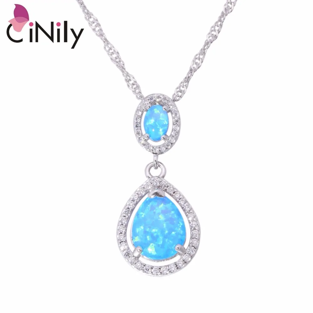 CiNily Created Blue Fire Opal Silver Plated Wholesale for Women Jewelry Wedding Gift Pendant Necklace With the Chain OD6682
CiNily Created Blue Fire Opal Silver Plated Wholesale for Women Jewelry Wedding Gift Pendant Necklace With the Chain OD6682