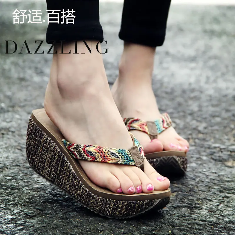 ladies slippers women sandal Wedge Flip Flops slides Summer heel female+shoes beach holiday Platform Sandalias(in stock)
ladies slippers women sandal Wedge Flip Flops slides Summer heel female+shoes beach holiday Platform Sandalias(in stock)