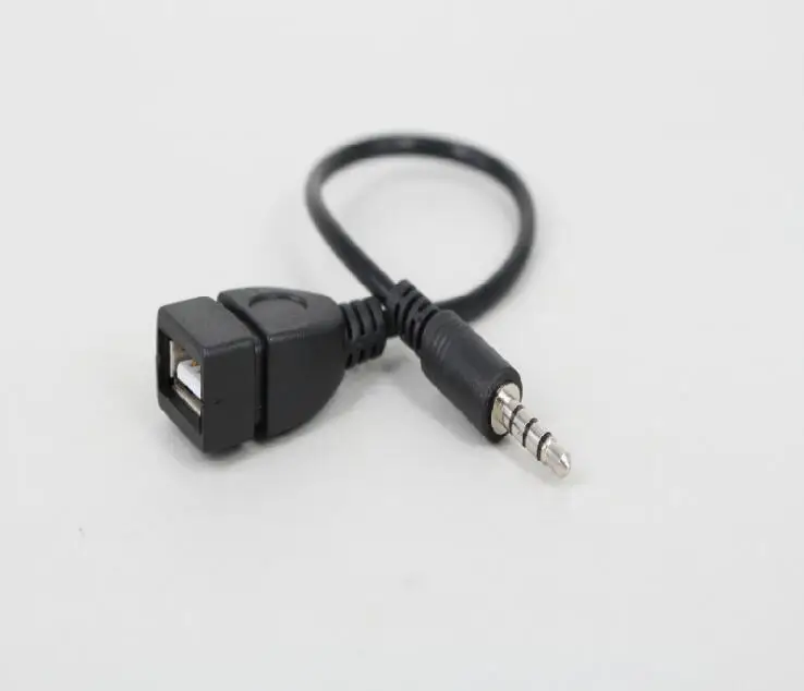 10pcs/lot 3.5mm Male Audio AUX Jack to USB 2.0 Type A Female MP3 OTG Converter Adapter Cable
10pcs/lot 3.5mm Male Audio AUX Jack to USB 2.0 Type A Female MP3 OTG Converter Adapter Cable