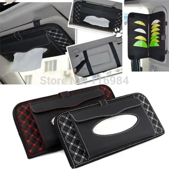 Multifunctional Car Interior Sun Visor microfiber leather Tissue Box Napkin Cover DVD & CD Case Folder
Multifunctional Car Interior Sun Visor microfiber leather Tissue Box Napkin Cover DVD & CD Case Folder