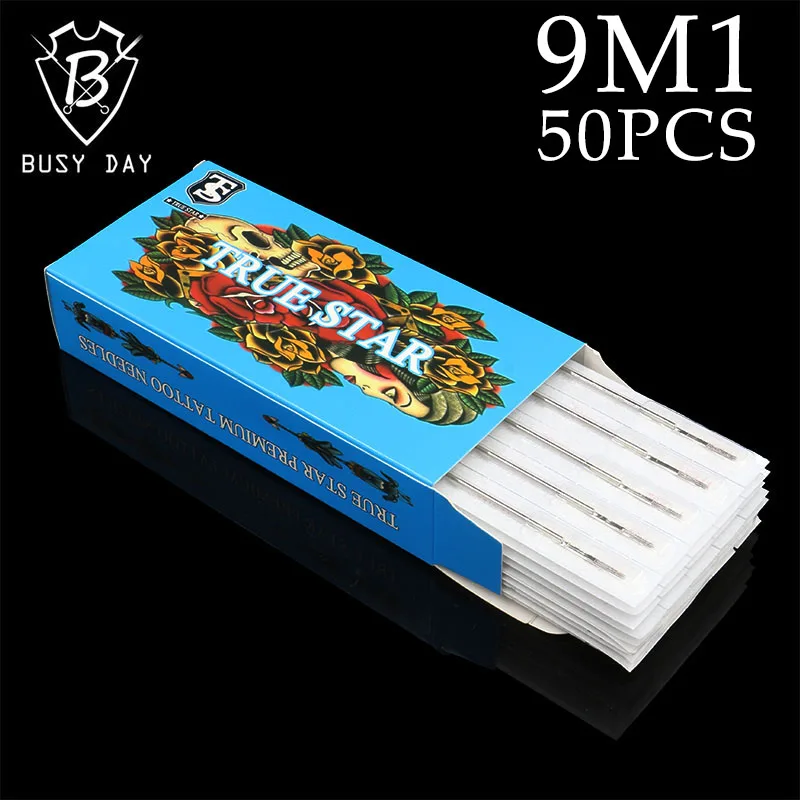 True Star Tattoo Needles 50pcs 1209M1Magnum needle Stainless Steel Microblading needles For Tattoo rotary machine tattoo gun
True Star Tattoo Needles 50pcs 1209M1Magnum needle Stainless Steel Microblading needles For Tattoo rotary machine tattoo gun