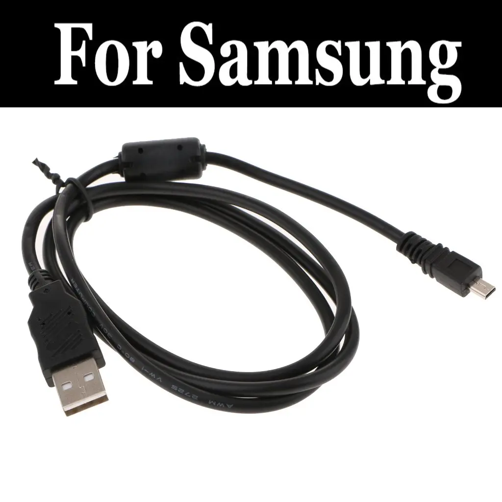 USB Data Cord Charging Lead Wire Digital Camera For samsung PL100 PL120 PL150 PL170 PL200 PL210 HZ30W HZ35W HZ50W MV800 SH100 |