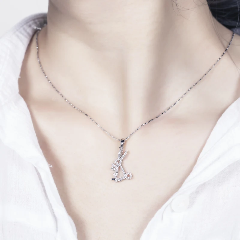 ANZIW Jewelry 925 Sterling Silver Necklace Standing Cute Animal Rabbit Pendant Fit For Necklace for Women Fashion Presents Gifts
ANZIW Jewelry 925 Sterling Silver Necklace Standing Cute Animal Rabbit Pendant Fit For Necklace for Women Fashion Presents Gifts