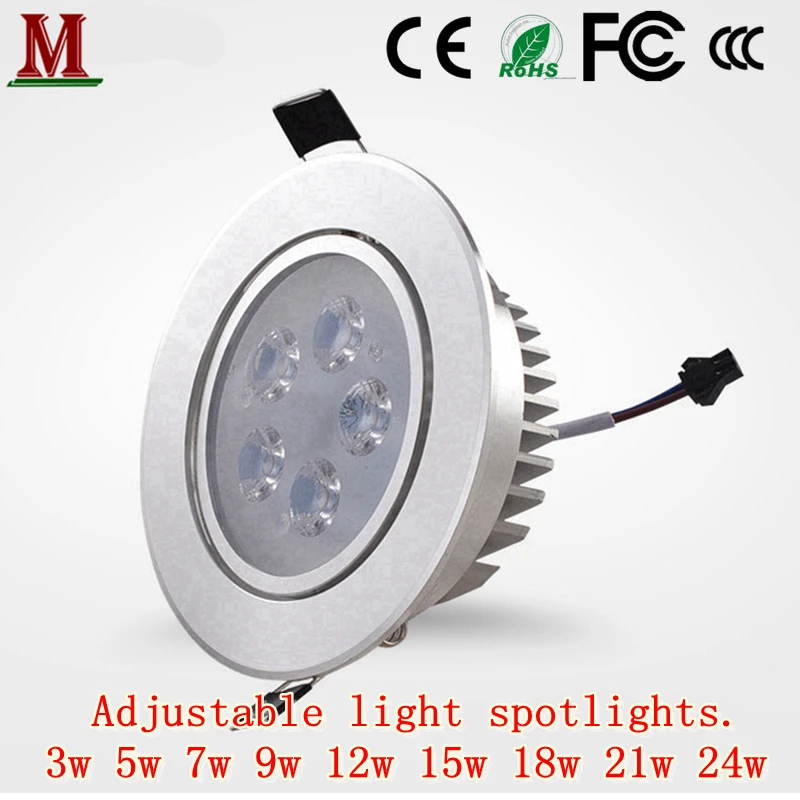 LED SCR Dimming Ceiling Light 3w5w7w9w12w15w18w21w24w High Power Downlight AC85-265v
LED SCR Dimming Ceiling Light 3w5w7w9w12w15w18w21w24w High Power Downlight AC85-265v